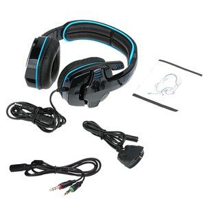 Gaming Headset Mic Stereo Surround Headphone 3.5mm For PS4 SADES SA-708GT G4P1